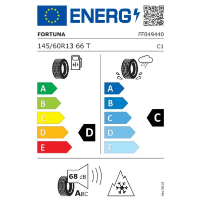 Celoroční pneu Fortuna 145/60R13