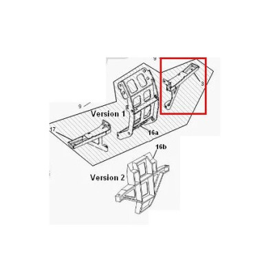 Levý držák motoru Lombardini dci originál