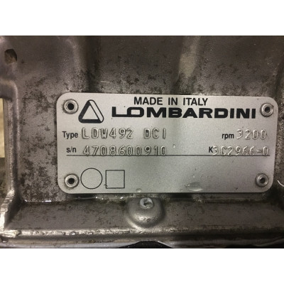 Díly z motoru Lombardini 492dci